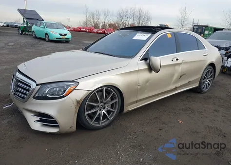 2019 Mercedes-Benz S 560 из США, поврежденный, VIN WDDUG8DB4KA459171